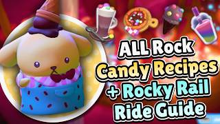 ALL Rock Candy Recipes + Rocky Rail Ride Guide! 🍬 Hello Kitty Island Adventure screenshot 2