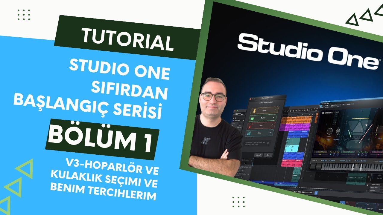 Studio One Eğitim Serisi BÖLÜM 1 VİDEO 3-Hoparlör ve Kulak seçimi ve benim tercihlerim