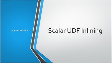 46. Scalar UDF Inlining