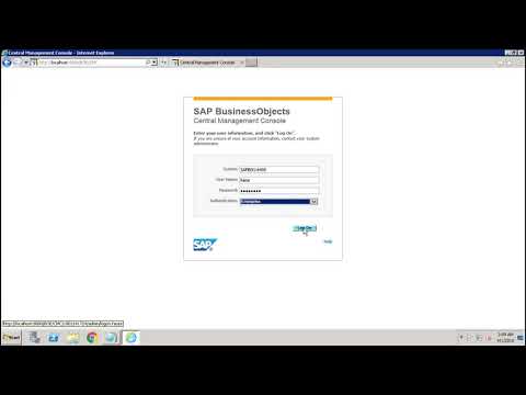 SAP BO Administration - CMC