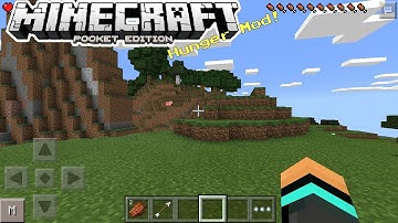 [0.11.1] MCPE Mod Showcase: HUNGER BAR MOD!