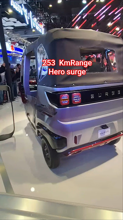 hero surge electric auto rickshaw ( 253 km range)
