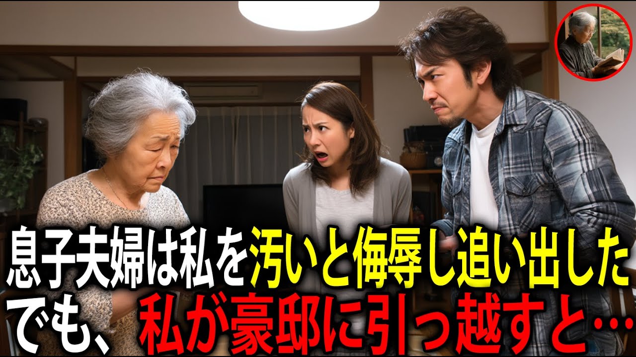 Outline Video 息子夫婦は私の作った料理を「汚い」と捨て、家から追い出しました。しかし、私を迎えに来た高級車を見て血相を変えました。実は私は・・・