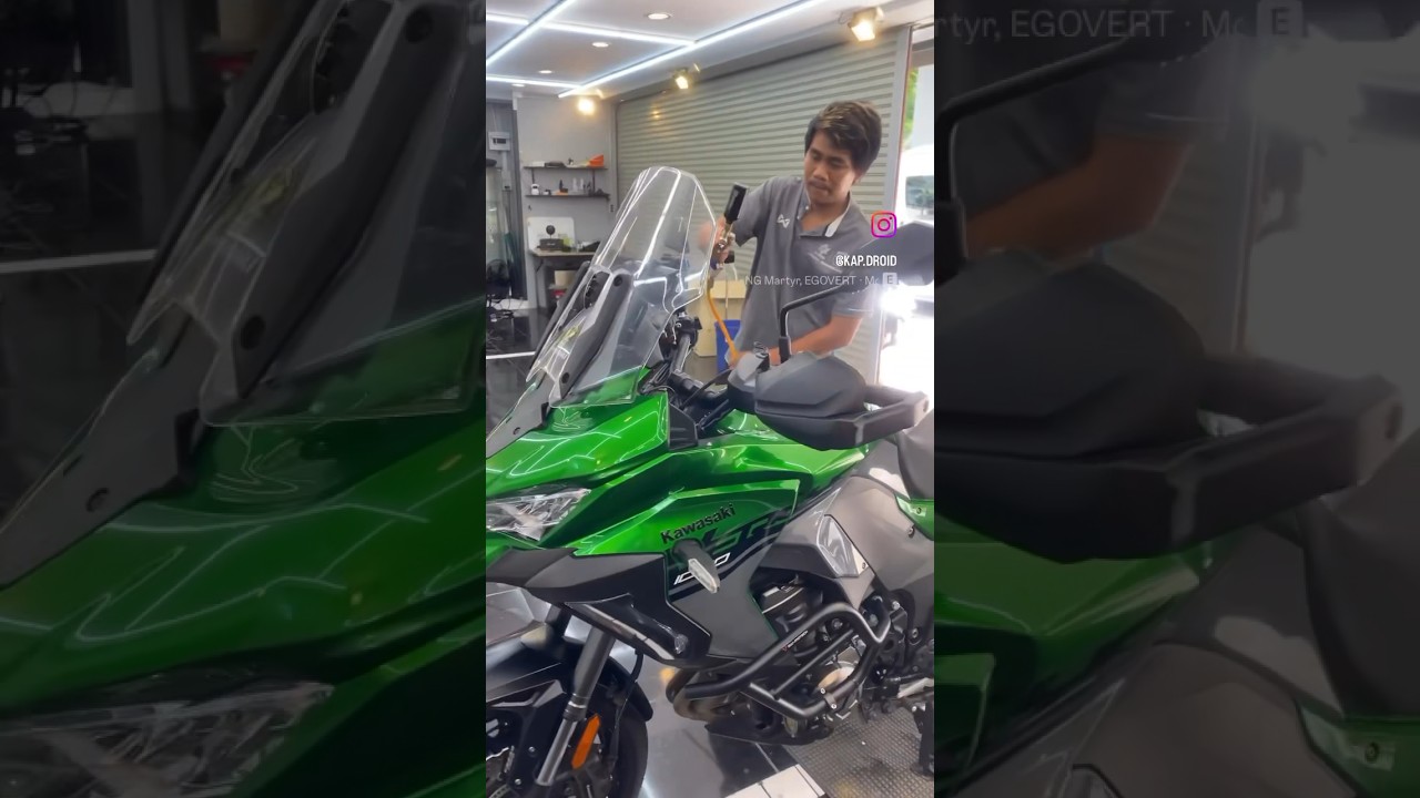 Super-bike Ceramic Coating | Make old bike to looks brand new | Kawasaki Versys 1000 SE