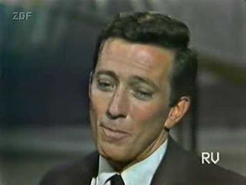 Andy Williams  - Moon River 1960's performance