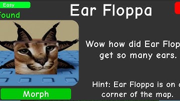 How To Get The “Ear Floppa” | Find The Floppa Morphs #roblox #floppa