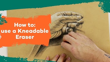 How to: use a Kneadable Eraser