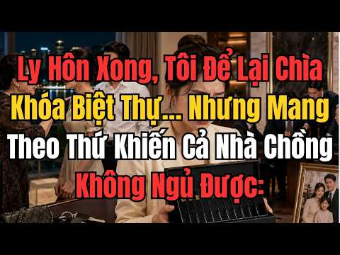 Ly Hôn Xong, Tôi Để Lại Chìa Khóa Biệt Thự... Nhưng 13 Chiếc Thẻ Đen Khiến Cả Nhà Chồng Phải ...