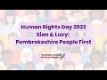 Human rights day 2022  sian  lucy