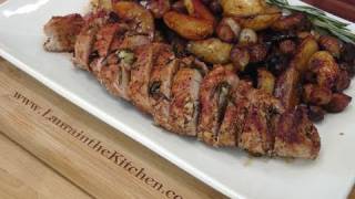 ⁣Balsamic Rosemary Pork Tenderloin Recipe - by Laura Vitale - Laura in the Kitchen Episode 116