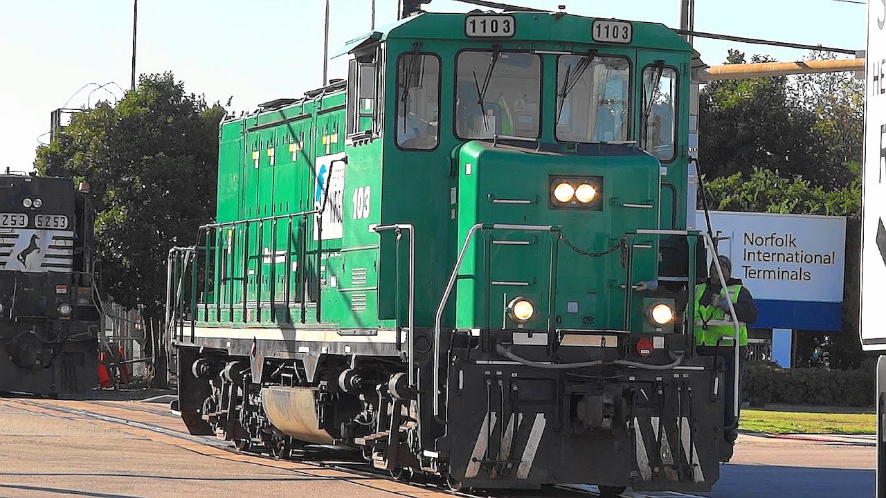 Genset Working the Port of Virginia Norfolk International Terminals