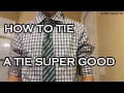 HOW TO TIE A TIE PROFESSIONALLY SIMPLE 