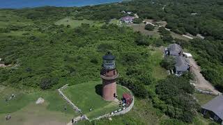 Gay Head Cliffs 4k Drone Footage