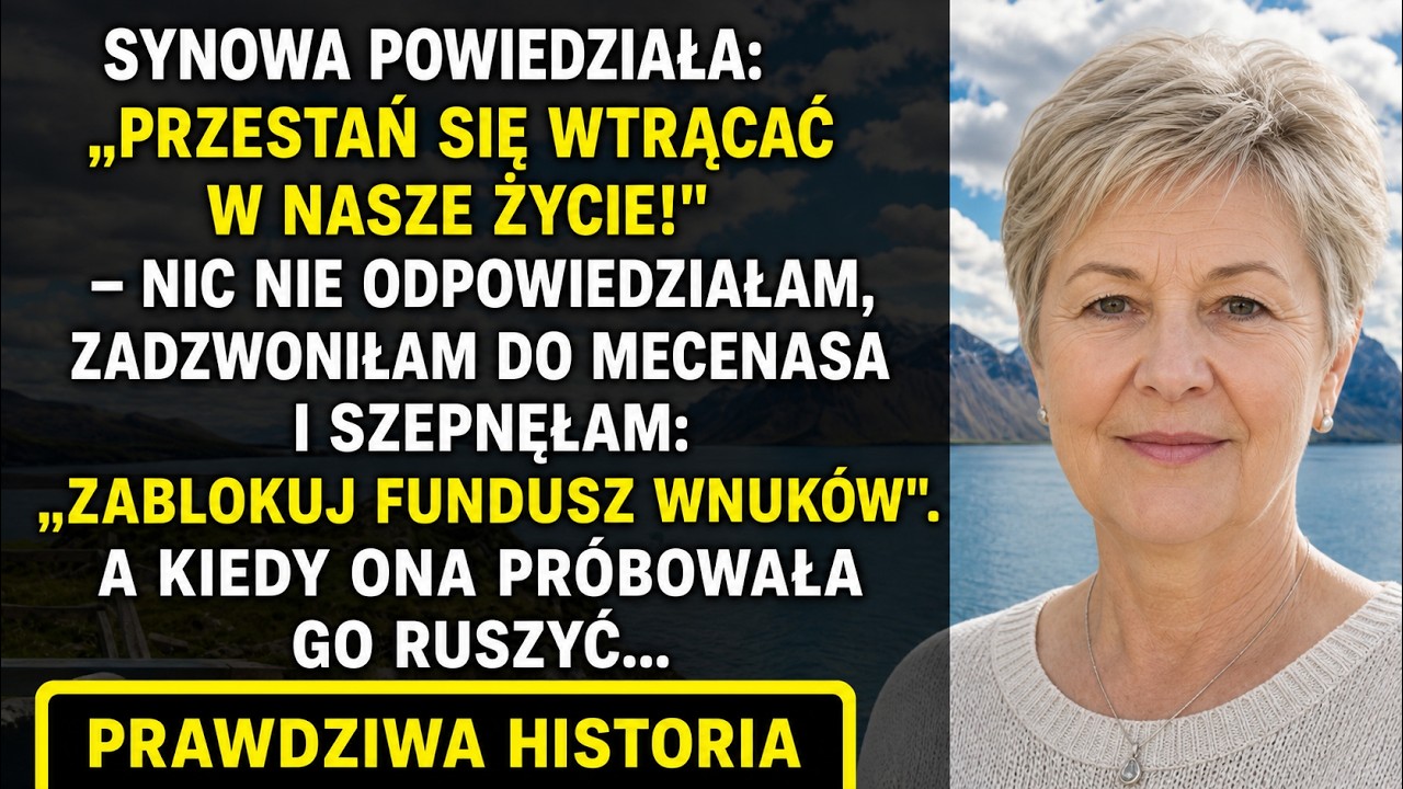 Synowa powiedziała: „Przestań się wtrącać w nasze życie!” — milczałam. Następnego ranka zadzwoniłam do prawnika, a jego decyzja zmieniła wszystko.