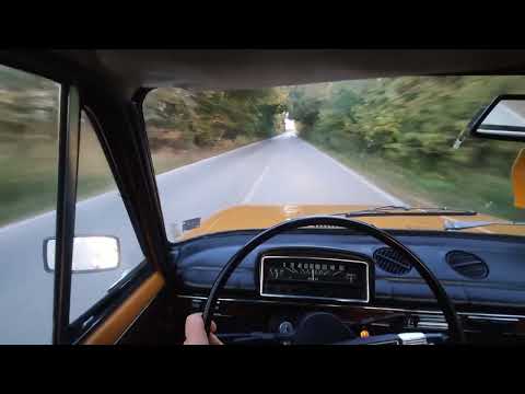 Short sunset drive in Lada 2101.