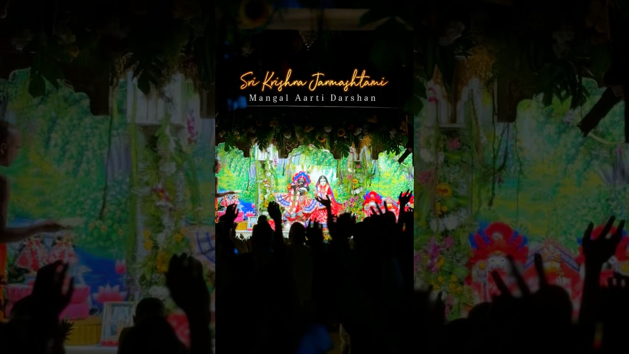 Mangal Darshan of Radha Madhava | Shri Krishna Janmashtami | ISKCON Bhiwandi