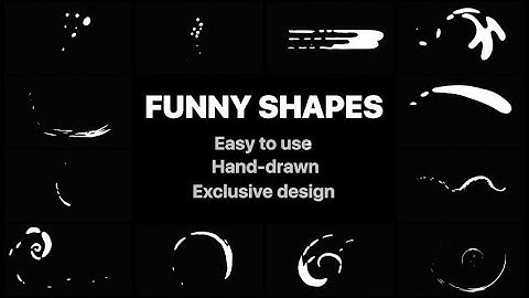 Funny Abstract Shapes After Effects Templates