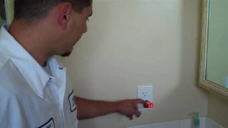 Gfci Outlets: Testing The Gfci In The Bathroom