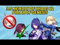 [3.5] NEW Memory Of Chaos 12 | Acheron E0S0 (No Jiaoqiu) &amp; Saber E0S0 | Honkai: Star Rail