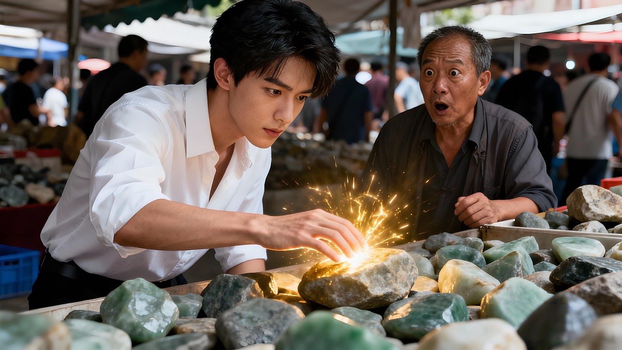 👁️Antique shop nobody breaks a vase, frees a dragon, gains x-ray vision for fakes. Then he dominates