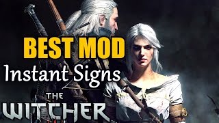 Instant Sign Casting THE WITCHER 3 Best Mod ★ pc controls guide how to tips & tricks News