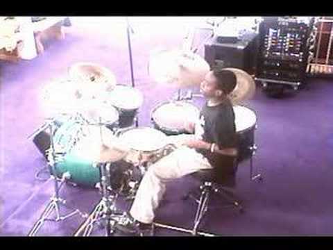 isaiah williams 12 years old drum groove