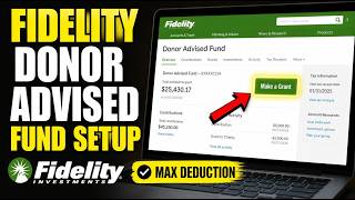 How to setup charitable donations deduction using Donor Advised Funds - Detailed Guide