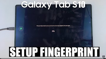 How To Set Up On Fingerprint Samsung Galaxy Tab S10 / S10 Ultra