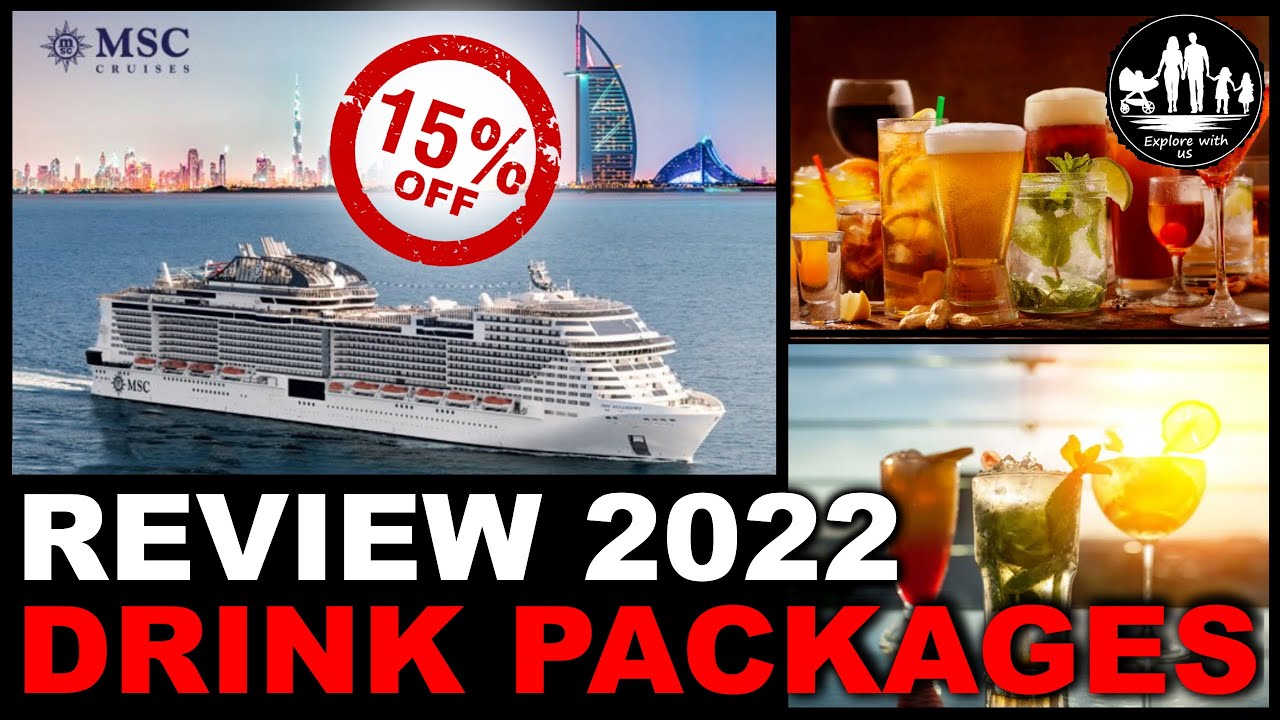 msc cruise line drink package prices