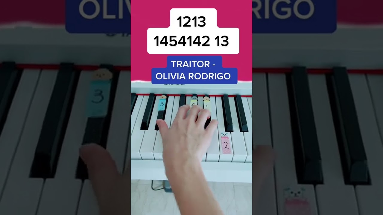 Traitor - Olivia Rodrigo (Piano Tutorial) 