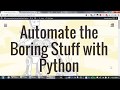 Lesson 10   Python Programming Automate the Boring Stuff with Python M CoVBK bLE