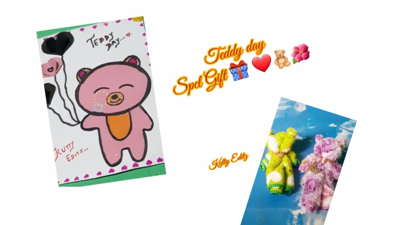 Teddy Day🧸🐻  Special Gift 🎁❤ Ideas||Greeting Card Making ideas❤😍🧸||Easy Craft ||Art From Waste