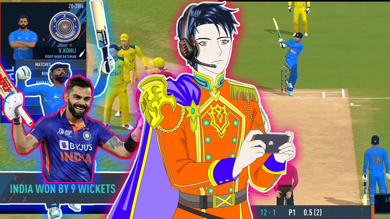 India vs Australia Rc24 funny gameplay by Anime