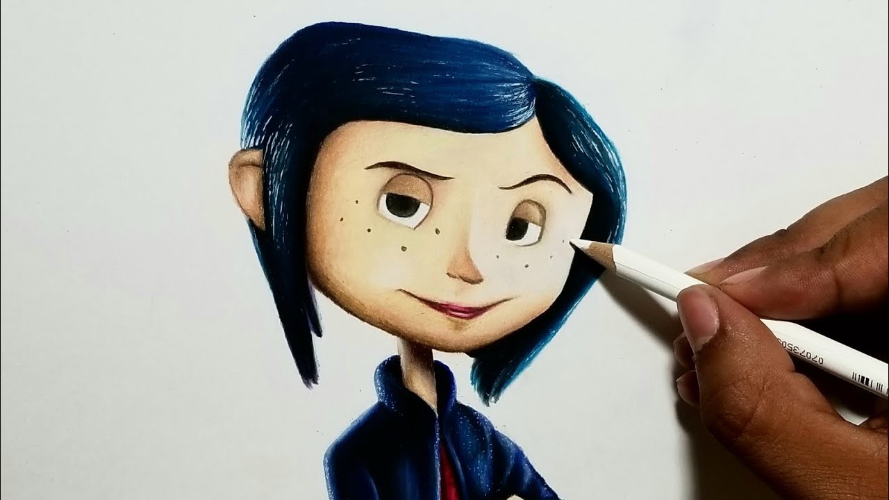 COMO DIBUJAR a Coraline paso a paso - Danny Arts - thptnganamst.edu.vn