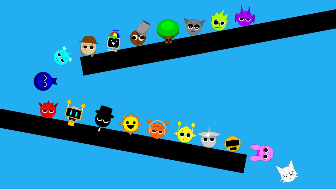 Marble Sprunki Race!!! Who will win?!🏁 #2 | Alogicio