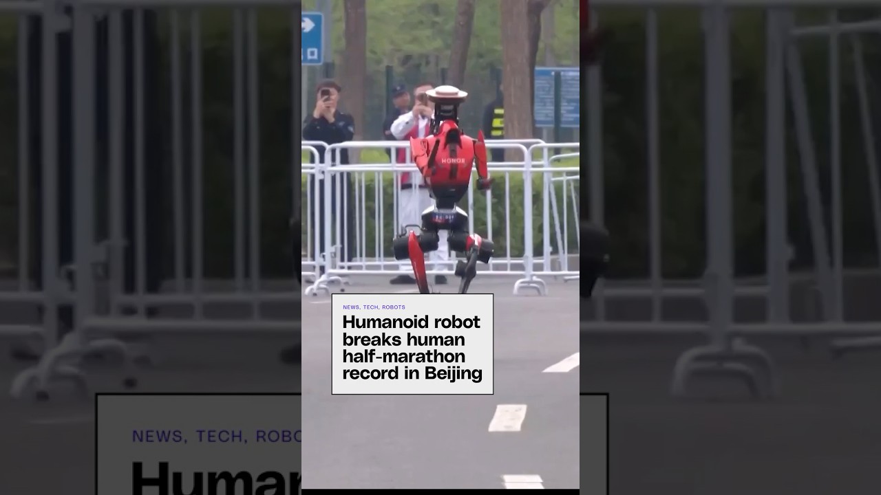 Honor's Lightning robot smashes half-marathon record