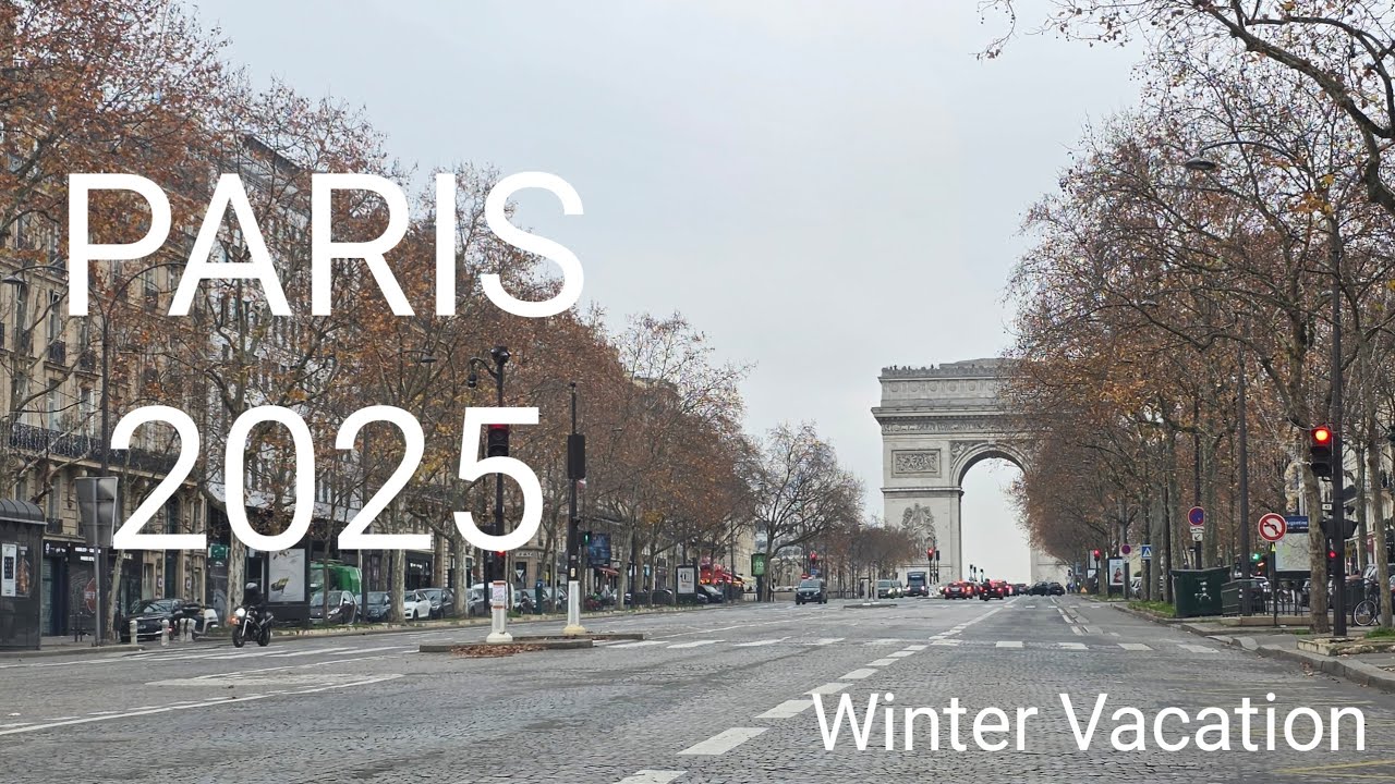 Europe Winter Vacation 2025 | Chasing Christmas Markets | 1st stop | Paris