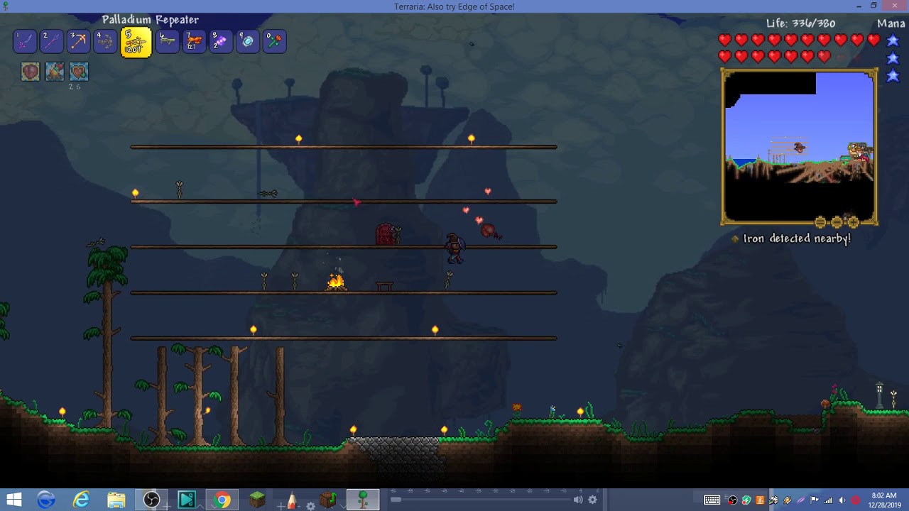 Crimson mimic fight!terraria YouTube