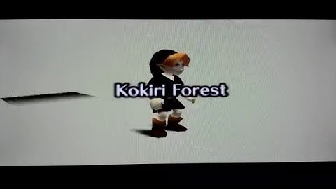 Zelda OOT Cheat Code invisible kokiri forest