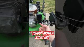 Turbo Kyle 2.0 w/dual carbs first run! #kyle #turbo #mower