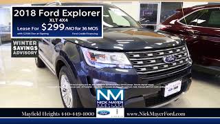 Buy a New Ford Explorer Mentor OH at Nick Mayer Ford - Our Year-End Sales Event