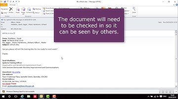 How to save email messages to the SharePoint team site