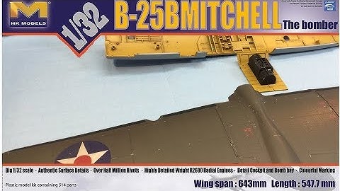 1/32 HK B-25B DOOLITTLE BUILD PART 11