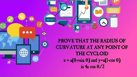 radius of curvature of a curve in parametric equation|| radius of curvature|| calculus