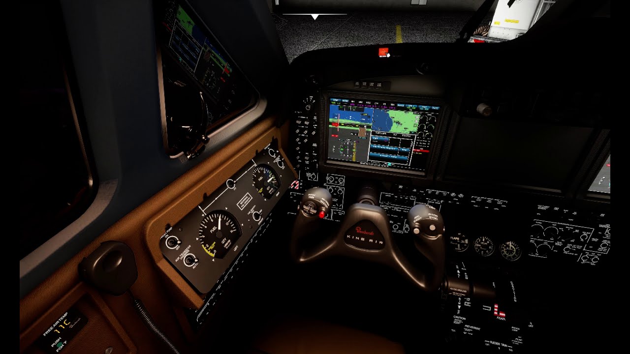 Edinburgh Airport Approach [EGPH] King Air 350