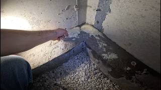 Handyman Butchers a Foundation Crack Injection! 😅 | Polyurethane Foam Repair