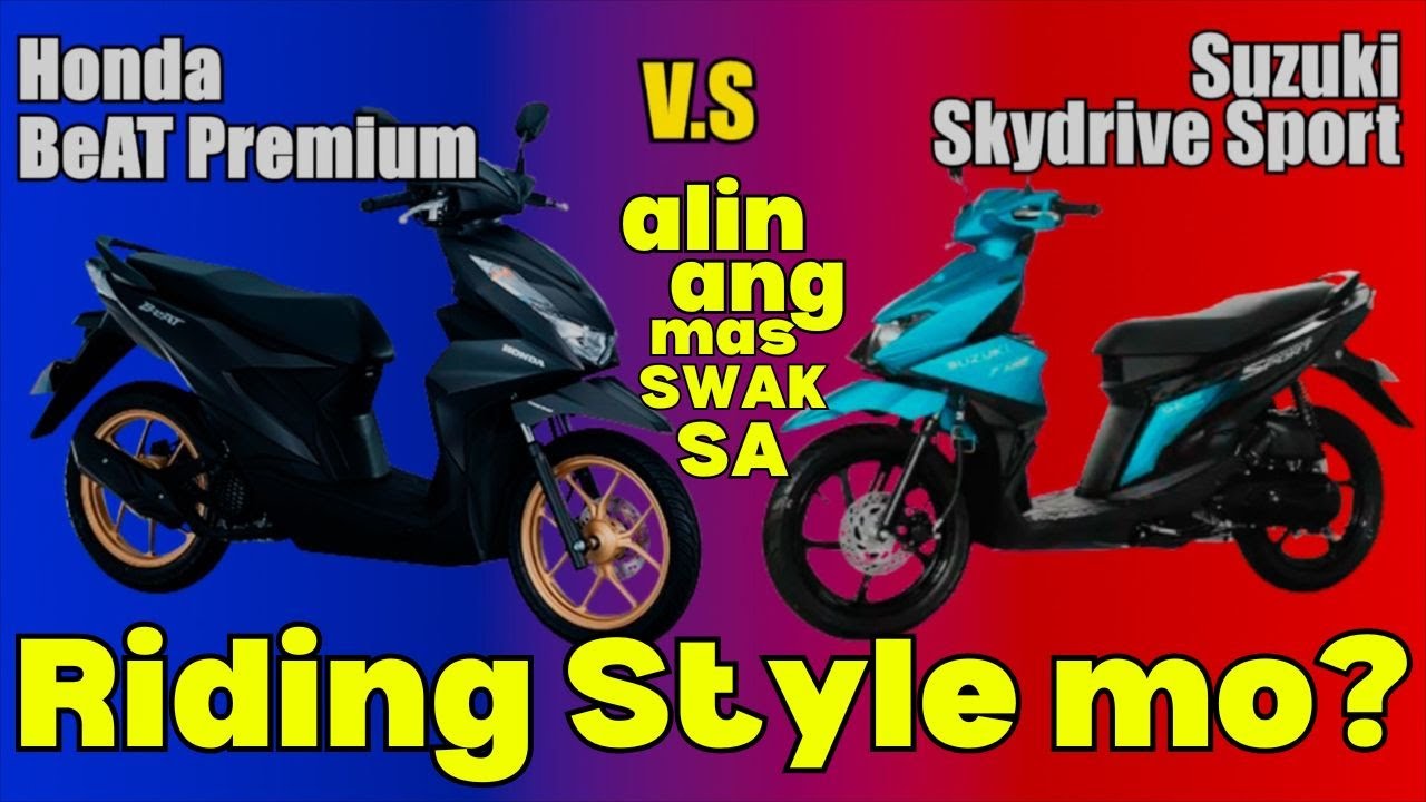 Honda BeAT Premium vs Suzuki Skydrive Sport | Side by Side Comparison | Specs & Price | 2025