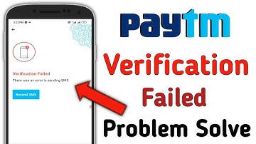 How To Solve Paytm Verification Failed Problem l Paytm Verification Failed Problem Solve 2021