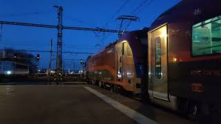 ÖBB Railjet departing from Prague main station, CZ 01/03/2022 [4K60]
