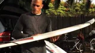 Kelly Slater Testing his brand new 2010 Quiver - YouTube